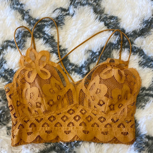 Mustard lace bralette – Two Kinds of Krazy Boutique