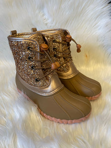KIDS GLITTER DUCK BOOTS – Two Kinds of Krazy Boutique
